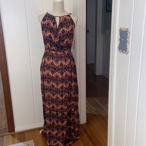| NWT | Salmon Maxi Dress | Pink Rose | Size Lg |